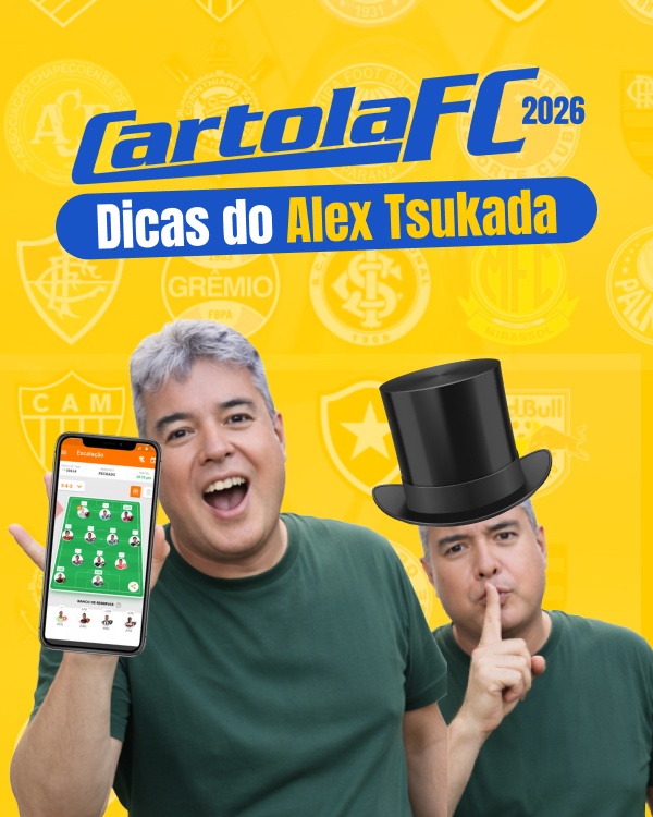 Dicas Cartola FC com o Alex Tsukada